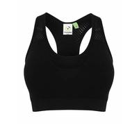 Tl696 Tombo Lightweight Seamless Sports Bra Black Grey Purple Womens