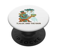 Tlaloc and the Rain Aztec Storm God Mesoamerican Myth Design PopSockets Adhesive PopGrip