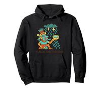 Tlaloc And The Rain Aztec Storm God Mesoamerican Myth Design Pullover Hoodie