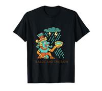 Tlaloc and The Rain Aztec Storm God Mesoamerican Myth Design T-Shirt