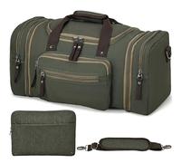 TlaroRiz Travel Bag Polyester Duffle Bag Personal Expandable Carry on Bags, Green