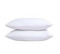 'TLC 5 Star Hotel Concept' 250TC Cotton Percale Standard Pillowcase 4 Pack The Linen Consultancy White One Size
