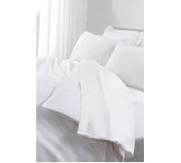 'TLC 5 Star Hotel Concept' 500TC Cotton Sateen Flat Sheet The Linen Consultancy White Super King Flat