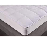 'TLC 5 Star Hotel' Concept Plush Mattress Protector The Linen Consultancy White King