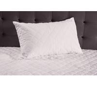 'TLC 5 Star Hotel Concept' Pure Cotton Quilted Mattress And Pillow Protector Set The Linen Consultancy White Single