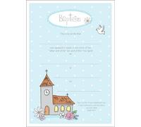 TLC Heavenly Gifts Baptism Certificate - Church & Dove - 10 Pack
