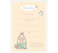 TLC Heavenly Gifts Dedication Certificate - Dove & Window - 10 Pack