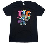 TLC Men's Kicking Group Cotton T-Shirt in Black | Size: Large Tlc Black L