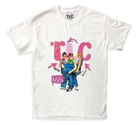 TLC Men's Kicking Group Cotton T-Shirt in White | Size: 2XL Tlc White 2XL