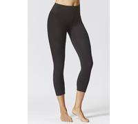 TLC Sport Women's Extra Strong Compression Cropped Leggings with Egyptian Cotton in Black | Size: 14 TLC Sport Black 14