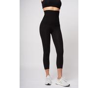TLC Sport Women's Extra Strong Compression Cropped Leggings with High Tummy Control in Black | Size: 12 TLC Sport Black 12