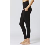 TLC Sport Women's Extra Strong Compression Leggings with Standard Tummy Control & Pockets SHORT in Black | Size: 10 TLC Sport Black 10