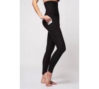 TLC Sport Women's Extra Strong Compression Pocket Leggings with High Tummy Control in Black | Size: 14 TLC Sport Black 14