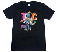 TLC T Shirt Kicking Group Band Logo Official Unisex Black S