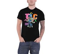 TLC T Shirt Kicking Group Band Logo Official Unisex Black S