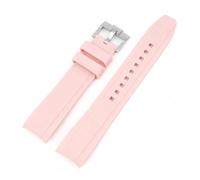 TLCBAZCF 18 19 20mm 21mm 22mm Curved End Rubber Silicone Strap Compatible With Citizen Rolex Ghost Omega Moonswatch Universal Watch Band