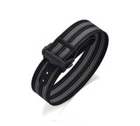 TLCBAZCF 18mm 20mm 22mm Ribbed Nylon Watch Band FKM Rubber Watch Strap Compatible With Omega Seamaster Compatible With Swatch MoonSwatch Folding Buckle Bracelet