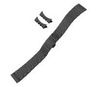 TLCBAZCF 19 20 21 22 23 24mm Stainless Steel Watchband Compatible With Tissot Le Locle T006/T41 Compatible With Citizen Silver Rose Gold Watchband(Black,20mm)