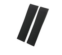 TLCBAZCF 19mm 20mm 21mm Silicone Rubber Watchband Compatible With Longines Conquest HydroConquest L3 Black Watch Strap Folding Buckle(Blue Pink,20mm)