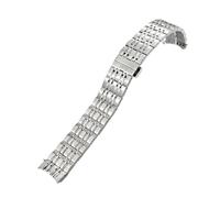 TLCBAZCF 19mm Professional Watchband Compatible With Tissot T085 Carson Series 1853 Steel Strap T085407A T085407 Men Solid Steel Watch Strap Tools(Silver)