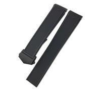 TLCBAZCF 20mm 22mm Rubber Watchband Compatible With 43mm Aquaracer 300 WAY201A CALIBRE 5 WAY201 Silicone Watch Strap Bracelets Accessories(Black black,22mm)