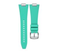 TLCBAZCF 27mm Silicone Watch Strap Compatible With Tissot PRX FKM Watchband men's Bracelet