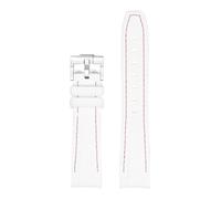 TLCBAZCF Arc Curved End TPU Diving Rubber Strap 20mm Compatible With Omega X Swatch Joint MoonSwatch Men Women Bracelet Compatible With Rolex Watch Band(White Pink)