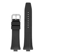 TLCBAZCF Compatible With Citizen TSUYOSA Collection NJ0150 NJ0151ME Silicone Watchbands Men Women Bracelet FKM Fluoro Rubber Watch Strap 9mm(Black)