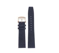 TLCBAZCF Compatible With Longines Conquest Hydro Conquest L2 L3 L4 Compatible With IWC Watchband Nylon Cowhide Watch Strap Men'S Sports Bracelet(Blue RG pin,21mm)