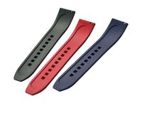 TLCBAZCF FKM Fluororubber Watch Band 18/20/22/24mm Quick Release Replacement Strap Compatible With Diving Sports Huawe(Sky Blue 3,22mm)