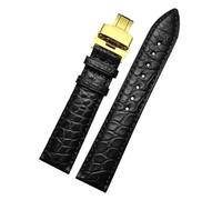 TLCBAZCF Leather Strap Compatible With Longines/Compatible With itizen/Compatible With Tissot/Compatible With Seagull 16-20mm Unisex Classic Watch Band (Blue Pink,20mm-width)