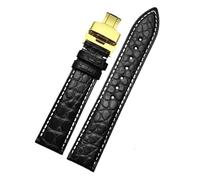 TLCBAZCF Leather Strap Compatible With Longines/Compatible With itizen/Compatible With Tissot/Compatible With Seagull 16-20mm Unisex Classic Watch Band (GREEN BLUE,20mm-width)