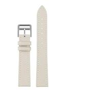 TLCBAZCF Leather Strap Of The Watch Is Suitable Compatible With Hermes 14mm 16mm 18mm Fashionable Comfortable Soft cowhide Bracelet(Milky silver,14mm)