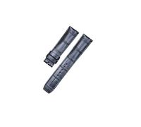 TLCBAZCF Leather Suitable Compatible With Baume & Mercier HAMPTON/CLASSIMA Accessories Top Layer Leather Watch Belt 20/22mm(Black,20mm)