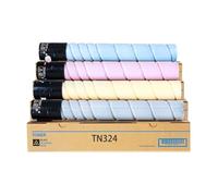 TLCGQF A8DA170, A8DA470 Compatible with TN324 Chip-Equipped Toner Cartridge, Suitable for Minolta Bizhub C258, C308, C368 Printer Toner Cartridges TN324KCMY (4-Pack)