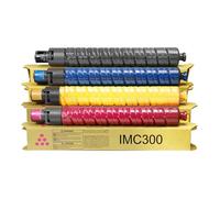 TLCGQF High-Capacity 842382 842383 Copier Toner Cartridges, Compatible with Ricoh IM C300 C300F C400F C400SRF C300F Toner Cartridges 842378 842379 (KCMY),4 colors