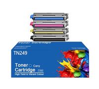 TLCGQF High-Capacity TN249 Chip-Equipped Toner Cartridge, Compatible with Brother MFC-L3740CDW, L8340CDW, L3760CDW, L8390CDW, HL-L3215CW, L3220CW, And L3220CWE Printers TN248