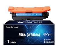 TLCGQF High Yield H658A Toner Cartridge for HP Color Laserjet Enterprise M751dn M751n Series Supplies W2000A W2001A W2003A W2002A Includes Chip,Cyan