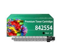 TLCGQF Includes Chip 842565 842566 Drum Unit, Compatible with Ricoh IM C2510 C2010 Copier Toner Cartridge 842554 1842557 High-Capacity Consumables,Black