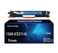 TLCGQF Replaceable 126A Toner Cartridge, Compatible with HP Laserjet Pro CP1025/Cp1025nw/CP1021 CP1022 CP1023 M177fw/M176n/M175NW Toner Cartridges CE310A CE311A CE312A CE313A,Cyan