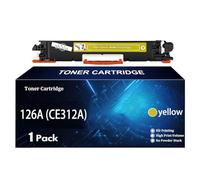 TLCGQF Replaceable 126A Toner Cartridge, Compatible with HP Laserjet Pro CP1025/Cp1025nw/CP1021 CP1022 CP1023 M177fw/M176n/M175NW Toner Cartridges CE310A CE311A CE312A CE313A,Yellow