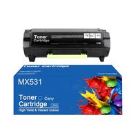 TLCGQF Replacement for MS531 Black Drum Unit, Compatible with Lexmark Ms531dw Mx532adwe Printer Toner Cartridge MX532 Toner Cartridge 5000 Pages