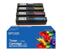 TLCGQF Replacement SPC220 Toner Cartridge, Compatible with Ricoh Aficio SP C220 C220A C220DN 220N C220S C221 C221SF, C222 C222DN, And C222SF Printers