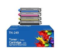 TLCGQF Replacement TN-249Toner Cartridges, Compatible with Brother MFC-L3740CDW, L8340CDW, L3760CDW, L8390CDW Printers; Cartridges: L3215CW, L3220CW, L3220CWE, L3240CDW,4color