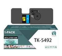 TLCGQF TK-5492K High-Yield Toner Cartridge for Kyocera ECOSYS Ma2101cfx MA2101CWFX PA2101CWX PA2101CX Printers TK-5490K Toner Cartridge (KCMY),Cyan