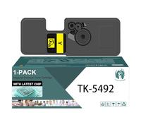 TLCGQF TK-5492K High-Yield Toner Cartridge for Kyocera ECOSYS Ma2101cfx MA2101CWFX PA2101CWX PA2101CX Printers TK-5490K Toner Cartridge (KCMY),Yellow
