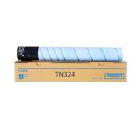 TLCGQF TN324 Chip-Equipped Toner Cartridge, Compatible with Minolta Bizhub C258, C308, And C368 Color Printers, Replaces A8DA170 A8DA470 A8DA370 A8DA370 ,Cyan