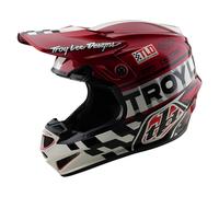 TLD GP Pro Fifty-50 MX Helmet White Red Adult Motocross Off-Road Enduro