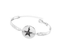 TLDXDOU Broadway Music Bracelet Charm, Stainless Steel Bracelets Gifts for Women and Men