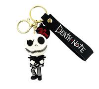TLDXDOU Halloween Nightmare before Christmas Zero Dog Horror Keychain, Jack Sally Silica Gel Key Ring, 1, 1